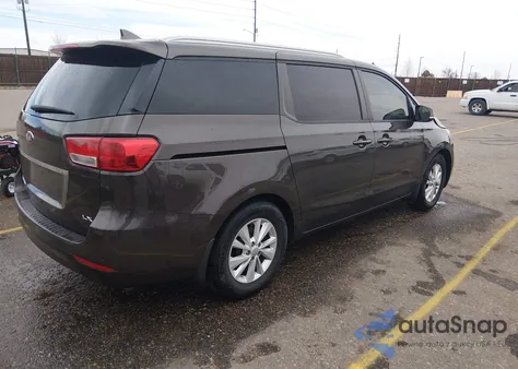 2017 Kia Sedona Lx из США, поврежденный, VIN KNDMB5C11H6331613